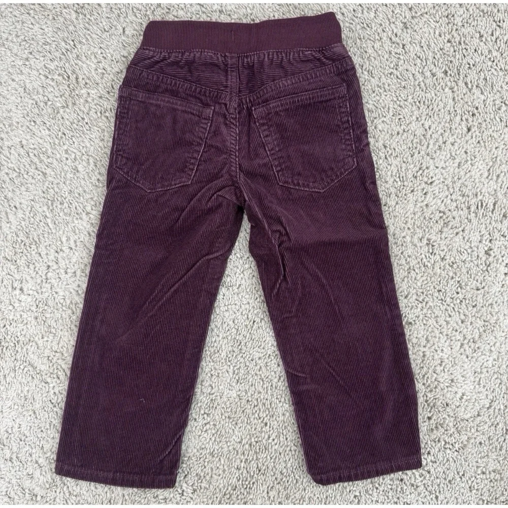 Baby Gap Pants‎ 2 Years (30-33lbs) Burgundy Corduroy Original Pull-on Pants NWT